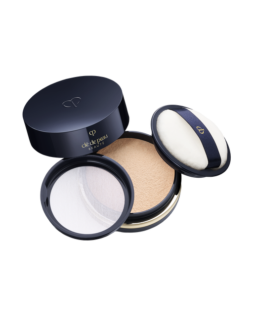 Transparenter loser Puder